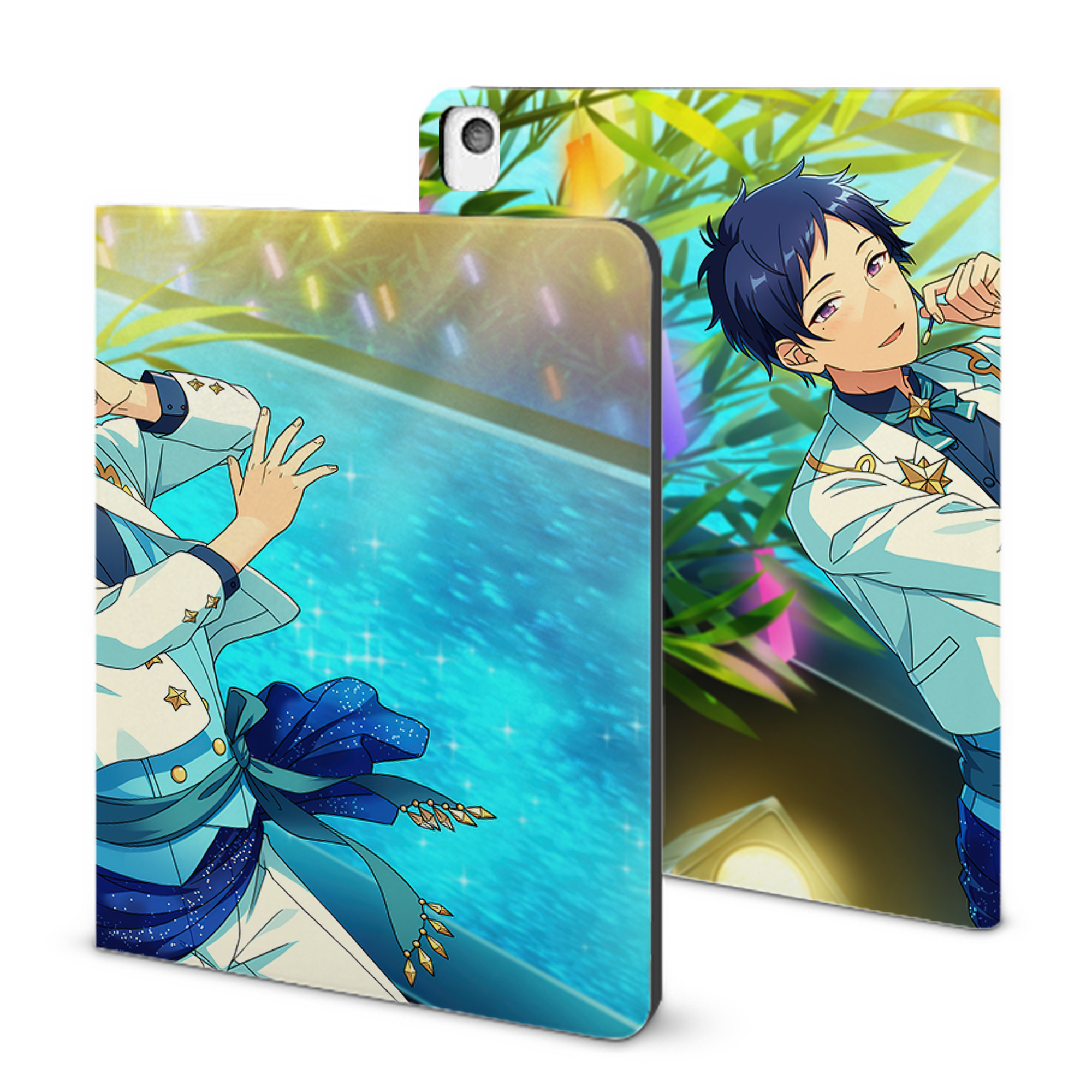 （画像用） あんさんぶるスターズ! Ensemble Stars IPadケース ペンホルダー付き ブックスタイルデザイン